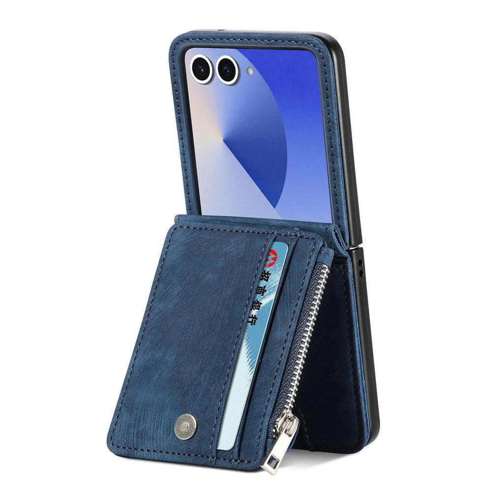 Samsung Z Flip7 Anti-Fall Lederhülle für Z Flip6 - Faltbar & Schützend