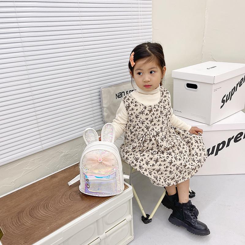 Adorable Korean Style Children's Backpack With Bow Design Perfect For School And Outings