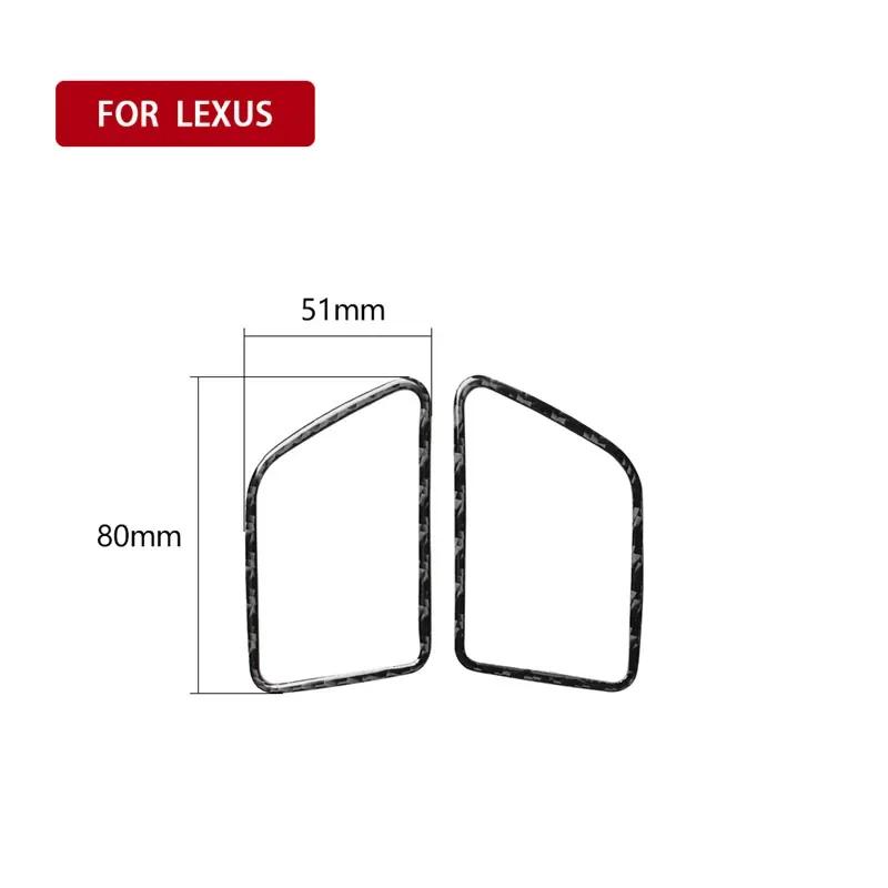 

Подходит для Lexus RX300 270 200T 450H 16-19 Автомобильные аксессуары из углеродного волокна, дверца кондиционера, наклейка на панель кондиционера для салона автомобиля чёрный
