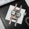 Diamant Slanke Band voor Iwatch Ultra 3/2 49mm 44 45 38 31 40 46mm Bling Dames Band voor Apple Watch Series 11 10 9 8 7 6 5 4 se3