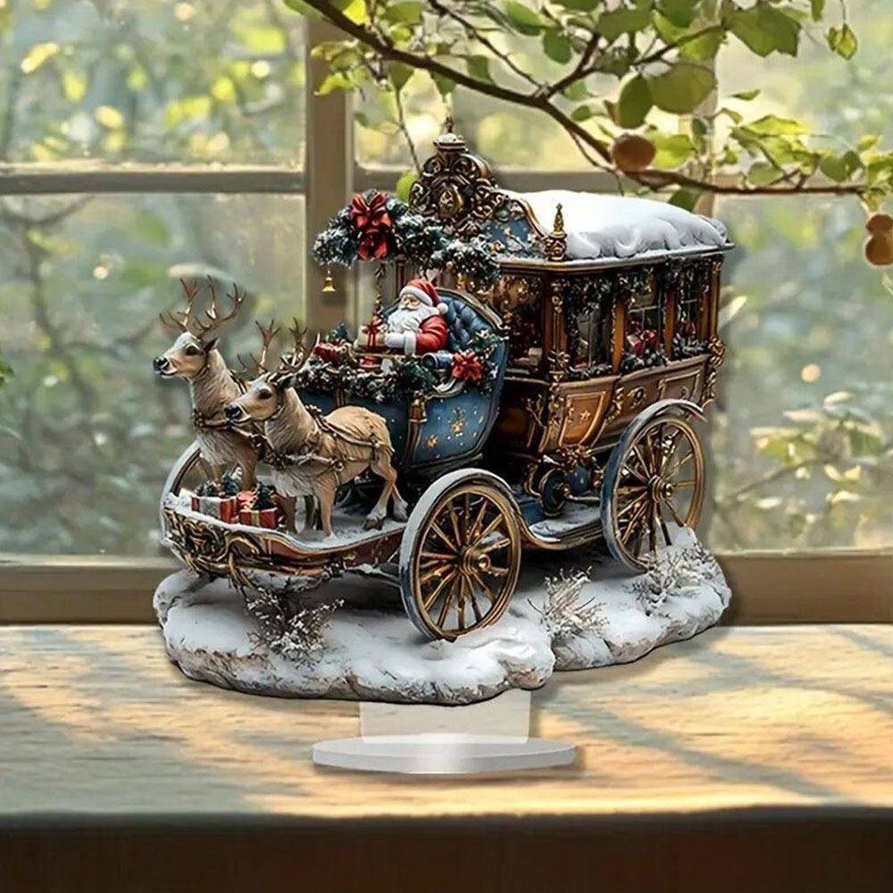 

Xmas Festival Decoration New Year Holiday Decor Portable Table Ornament Home Office Decor 1