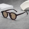 2025 NEW Round Sunglasses Women Men Punk Shades Retro Trending Sun Glasses Clear Lens Frame UV400 Female Oculus Gafas KLASSNUM