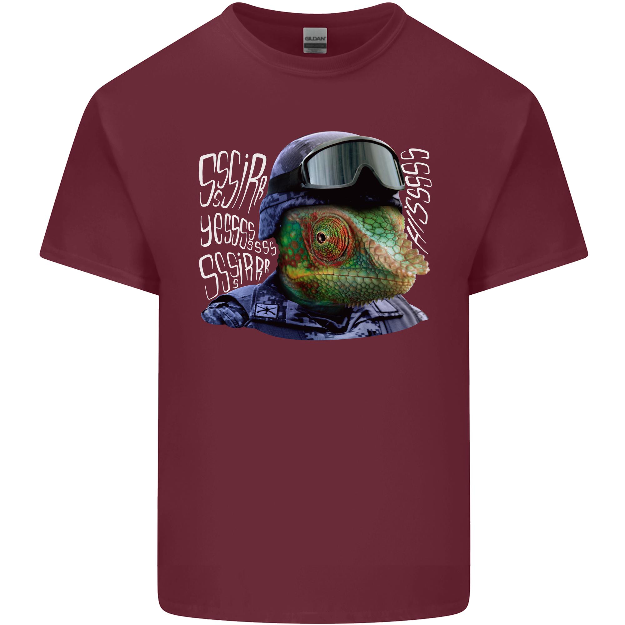A Chameleon Soldier Unisexs Light Cotton TShirt S