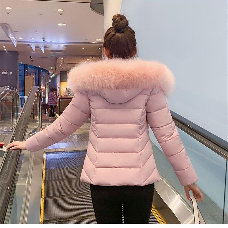 Winter Women Hooded Jacket Coats Long Parkas Down Cotton Overcoat Thick Warm Padded Windproof Casual Windbreaker