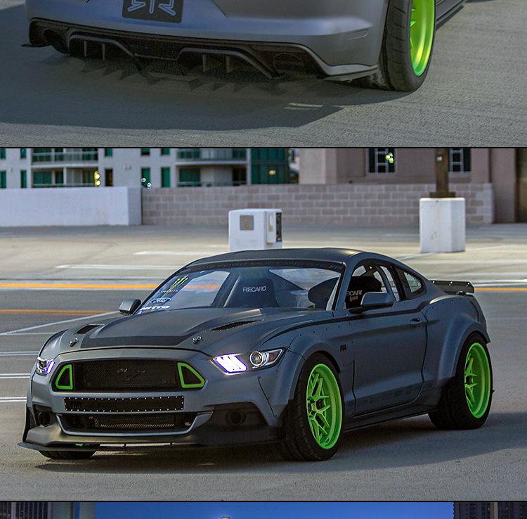 Ford Mustang RTR Style Wide Body Wheel Arches Fender Kit (2015-2017)