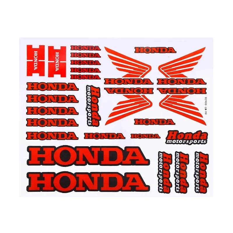 

Motorcycle waterproof sticker decoration motorcycle fuel tank sticker For Honda Skull ADV CB1000R CB650F CBR300R VFR1200 ADV350 червоний