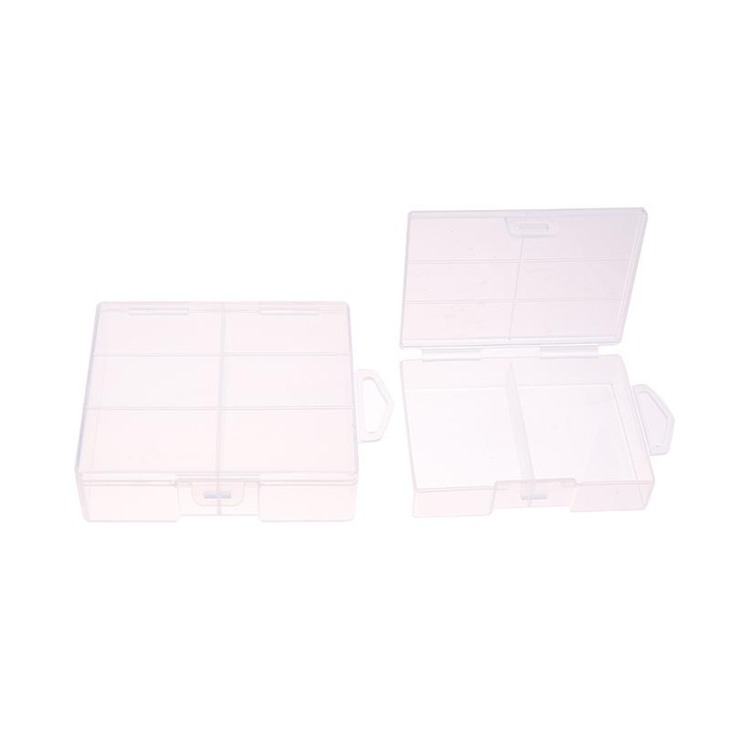 Battery Storage Holder Plastic Transparent Container For Maximum 24 X Aa Aaa Batteries Organizer Box Case