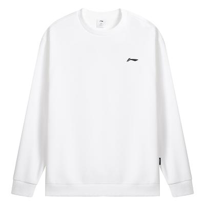 Li Ning Sweatshirts Unisex White Moderate AWDVG77-2