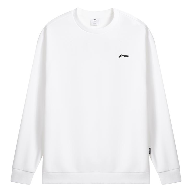 Li Ning Sweatshirts Unisex White Moderate AWDVG77-2 5XL