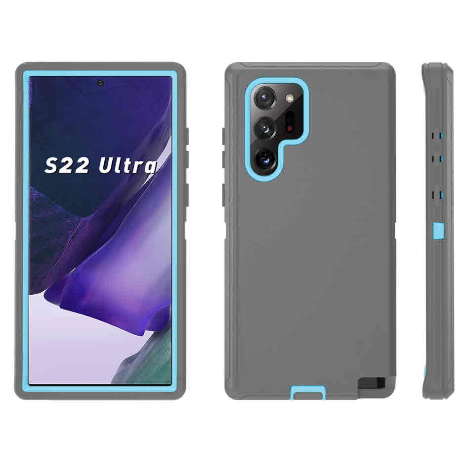 Shockproof Phone Case Colorful Series Multi Color for Samsung Galaxy S22 Ultra Mobile Phone case