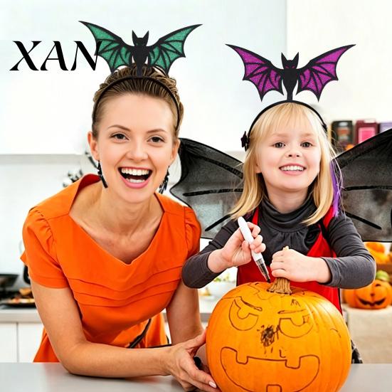 Witch Costume Accessories Halloween Bat Headband, Felt Glitter Hairband Photo Booth Props for Costume, Festival Masquerade Party Prop Headband Adults
