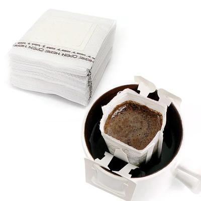 50/100 Stück Einweg-Tropfkaffeebeutel Kaffeefilterpapierbeutel Henkel Hängeohr Espresso Kaffeefilter Kaffeezubehör