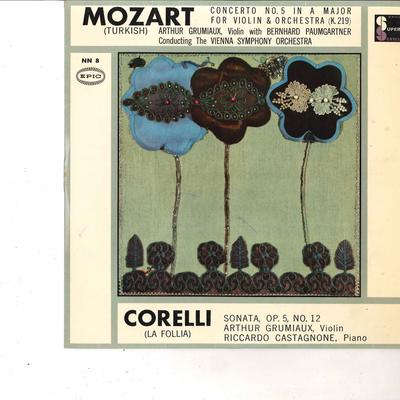10inch Record ARTHUR GRUMIAUX(VIOLIN) RICCARDO CA - Mozart : Concerto No.5 In A Major F NN8 EPIC Japan Classical Used