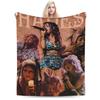 Melanies Martinezs Blankets Music Singer Plush Throw Blanket Bedding Couch Decoration Lightweight Bedspreads