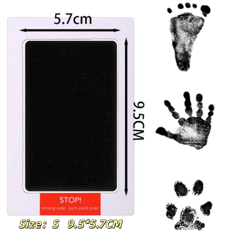 Inkless Cat Dog Paw Print Kit Pad Safe Non-toxic Baby Handprint Footprint Easy DIY Souvenir for Newborn Shower Pet Souvenir