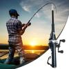 Folding Fishing Rod Ultra Short Fishing Pole Section Collapsible Fishing Pole Travel Fishing Rod Double Rocker Rods
