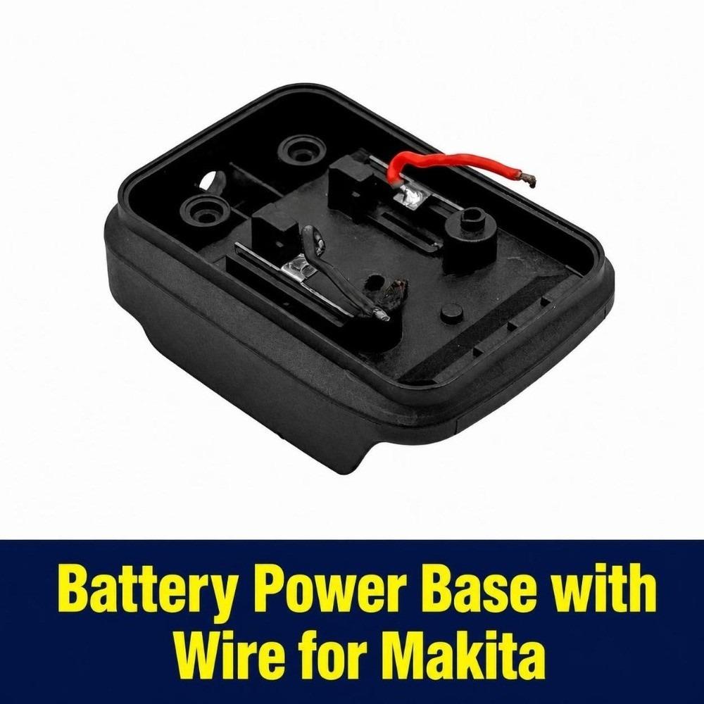 With Wire Battery Adapter Plastic Housing Power Output Base for Makita Battery DIY Project