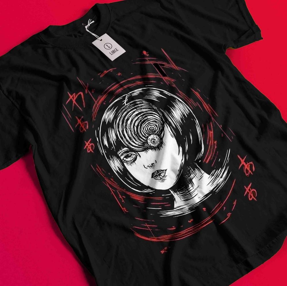 Vintage Horror Anime Love Japanese Shirt Manga Halloween Gift T-Shirt Unisex Tee BB576