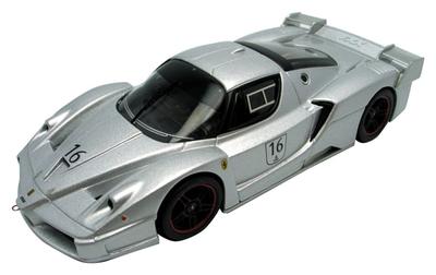 MATTEL DL Ferrari FXX Elite Hotový výrobok 1/43 Nürburgring (Strieborná)