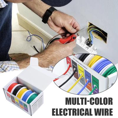 Drát 22 Gauge Průměr 1,7 mm Flexibilní Silikonový 22 AWG Lanko Izolovaný Cínovaný Měděný Lanko Pro Zapojení