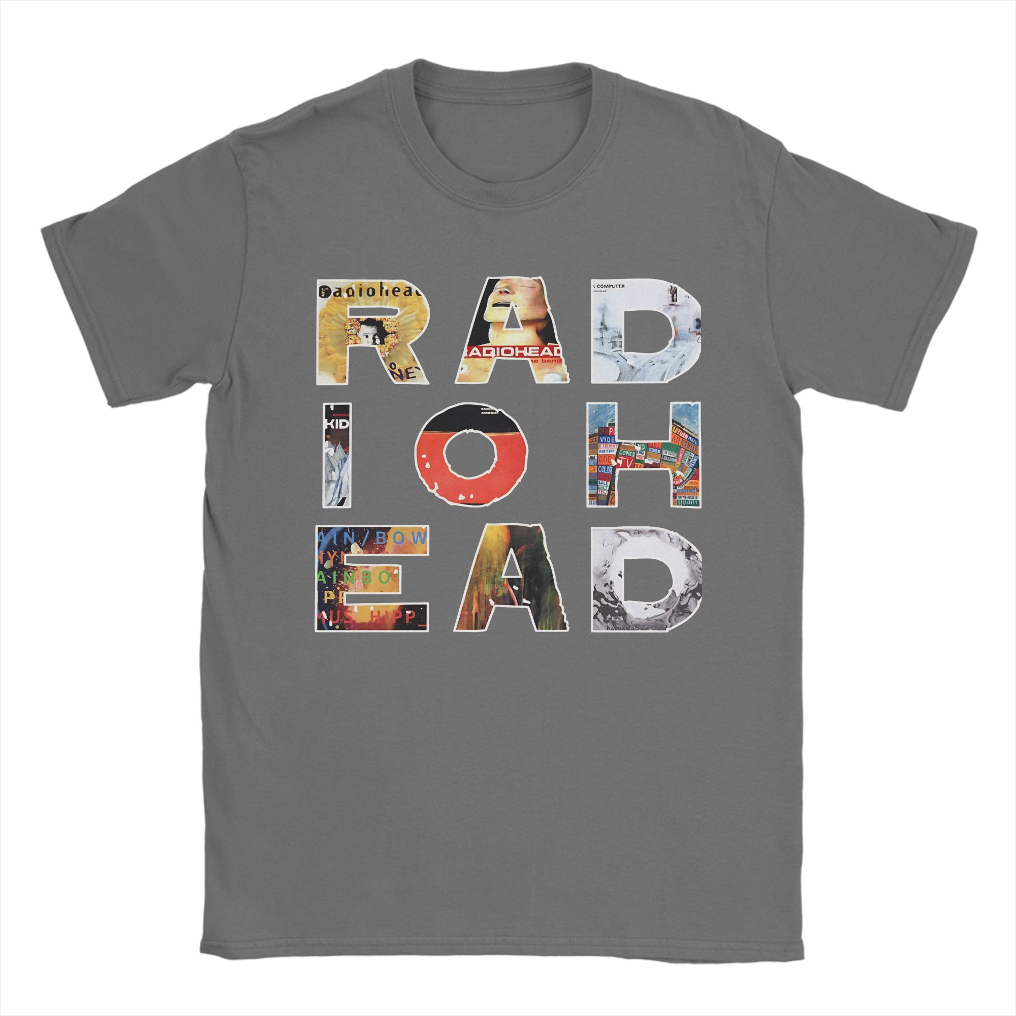 

Mens Womens Radioheaded Band Shirt 100% Cotton Graphic Printing T-Shirt Clothing Outfits 4XL