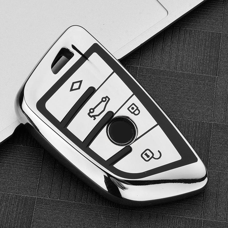 TPU pouzdro na dálkové ovládání od auta s přívěskem pro BMW X1 X3 X5 X6 X7 1 3 5 6 7 řady G20 G30 G32 G11 F15 F16 F20 F39 F48 G01 G02