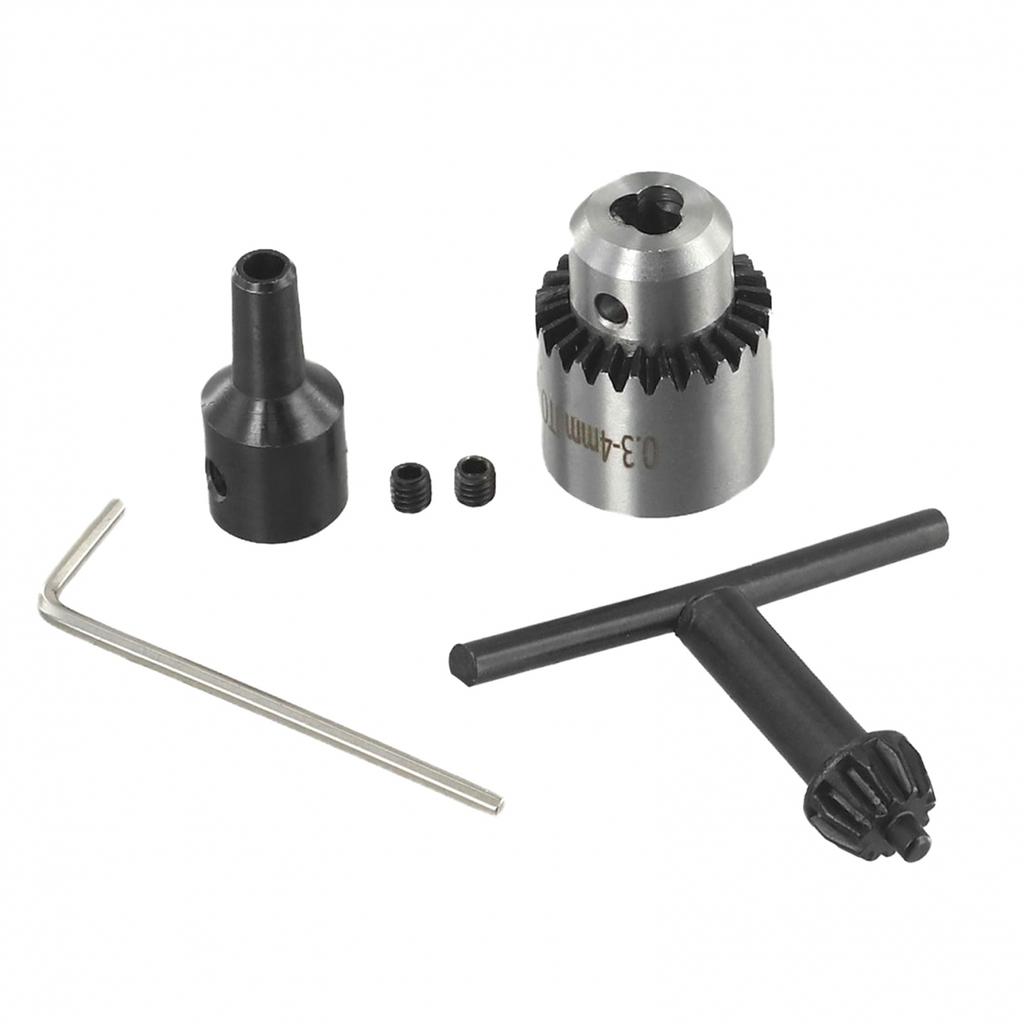 Taper Mounting Lathe Chuck Mini Drilling Machine With Mini Drill Chuck Key