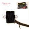 LED Motorcycle Gear Indicator N-6 Speed Display 12V Waterproof Shift Clutch Lever Gauge Part for Bike Refit with Neutral Green N