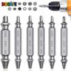 Damaged Screw Extractor Set HSS Drill Bit Stripped Broken Remover Small Easily Quickly Take Out Kit Easy Demolition Power Tools