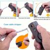 Carbon Steel Coax Cable Crimper Multifunctional Wear-Resistant Wire Stripper Tools Set Coaxial Compression Coax Cable Extend
