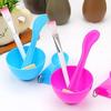 DIY beauty set, plastic mask bowl four-piece set 4 in 1 makeup and beauty mask tool set