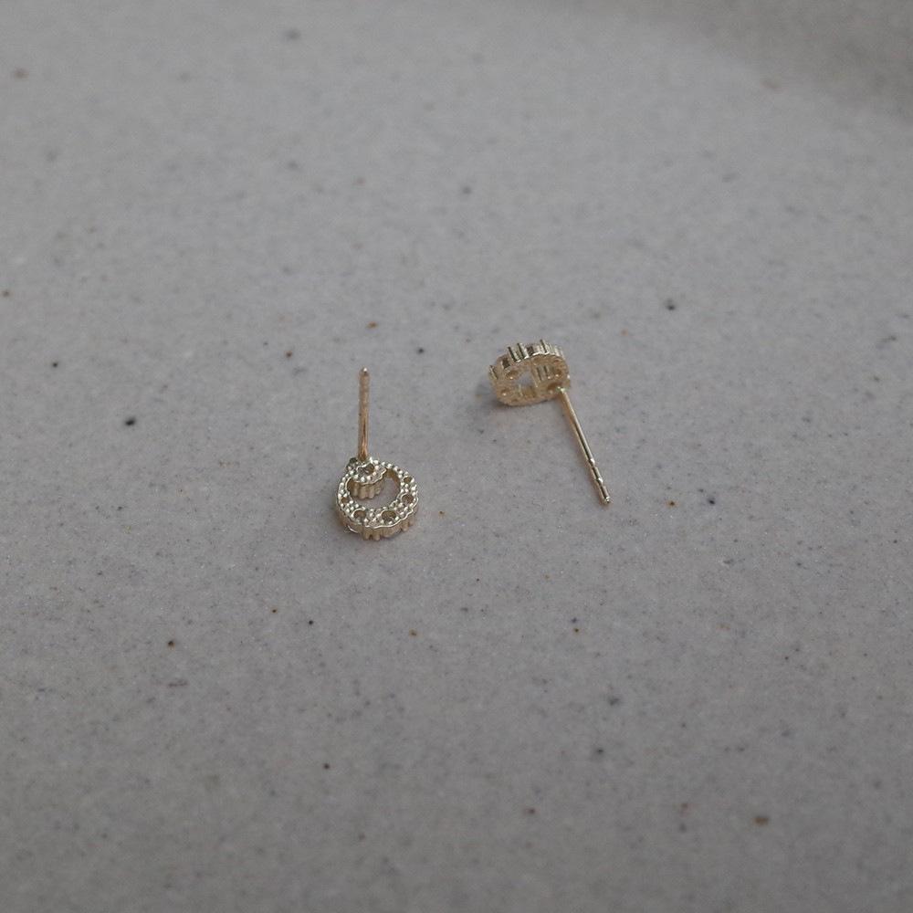 925 Sterling Silver Moon Stud Earrings Plated Zircon Design Simple Temperament Daily Versatile Hypoallergenic Ear Jewelry 925 silver