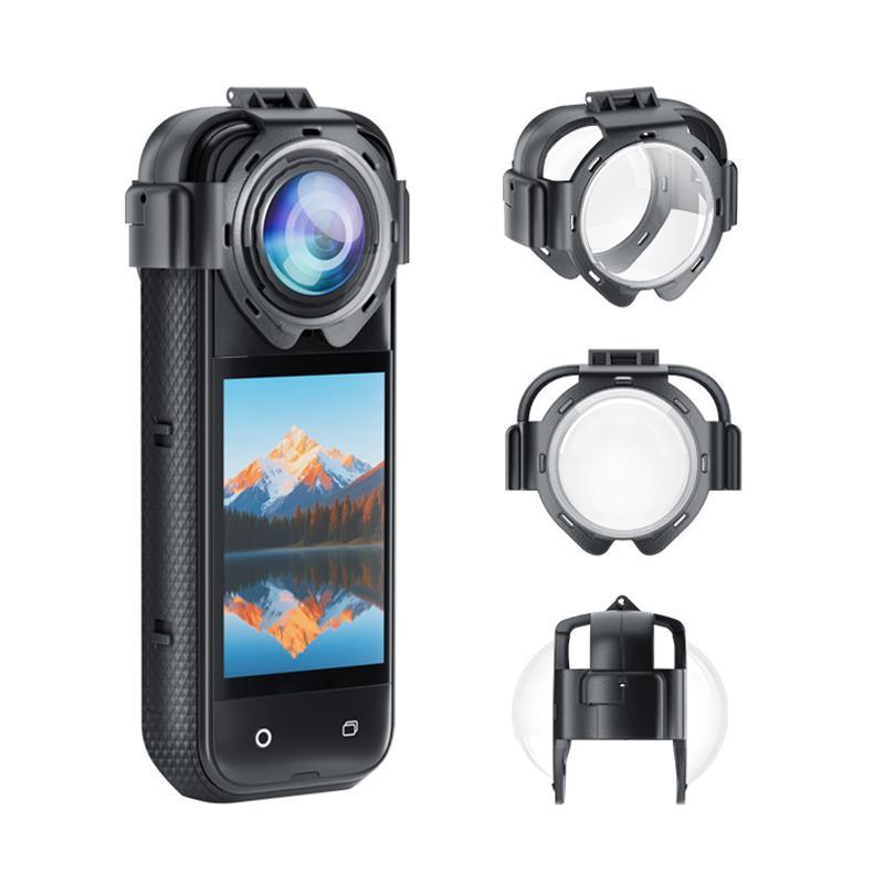 Для Insta360 X5 PULUZ Защелкивающееся Оптическое Закаленное Стекло Защита Объектива Защитная Крышка