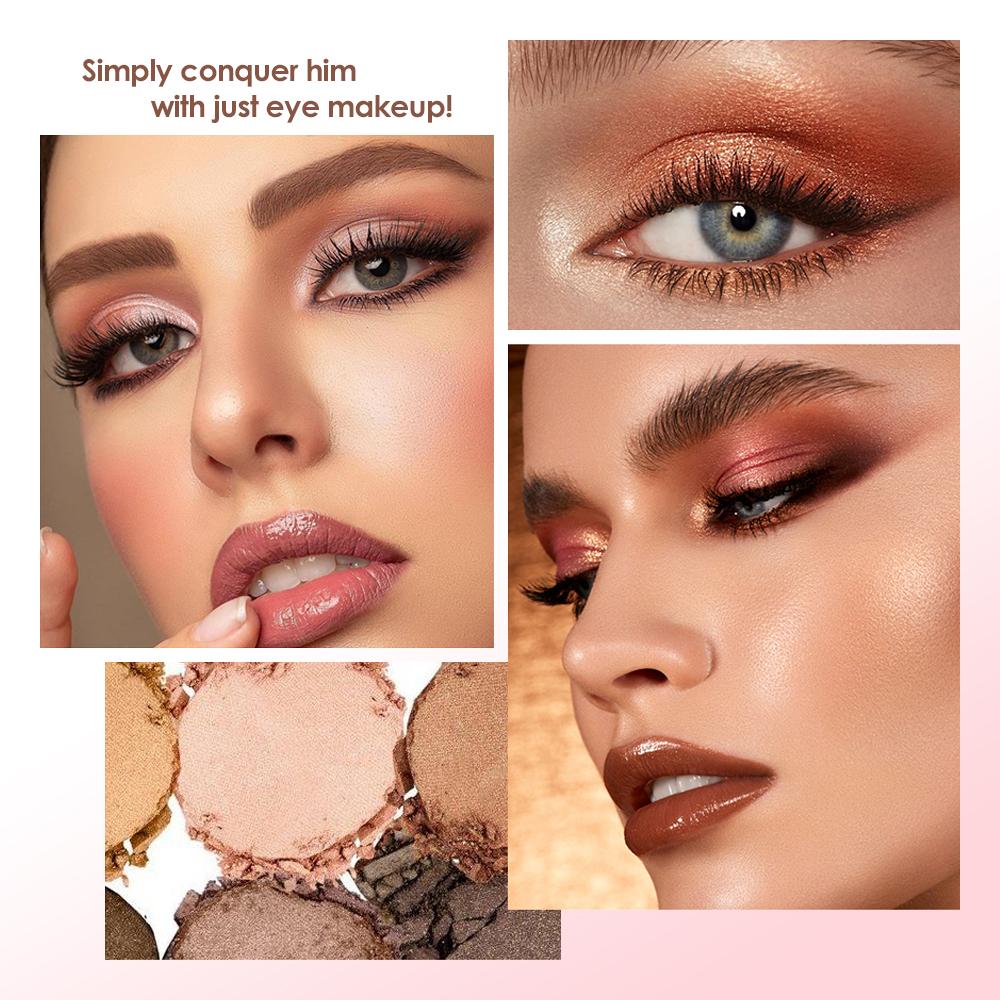 JULYSTAR 40 Colors Eyeshadow Palette, Romantic Pink Rose Matte Shimmer Eye Shadow Pallete, Long Lasting Nude Earth Tone