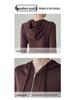 Women's Warm Hooded Yoga Jacket & Wide Leg Pants Set