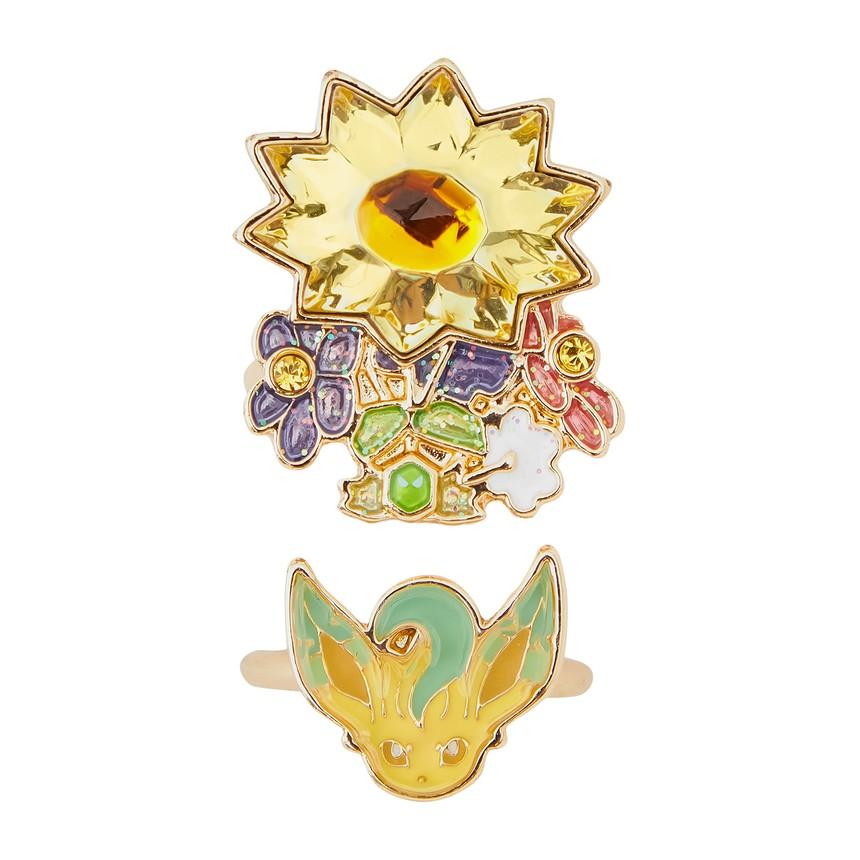 POKEMON Pokemon Center Terastall Leafeon Full Ring Accessory