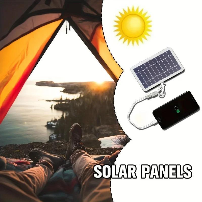 Przenośny Panel Solarny Kompaktowy, Lekki i Wodoodporny do Użytku na Zewnątrz, Kempingu, Wędrówek, RV, Plecaka i Ładowania Awaryjnego