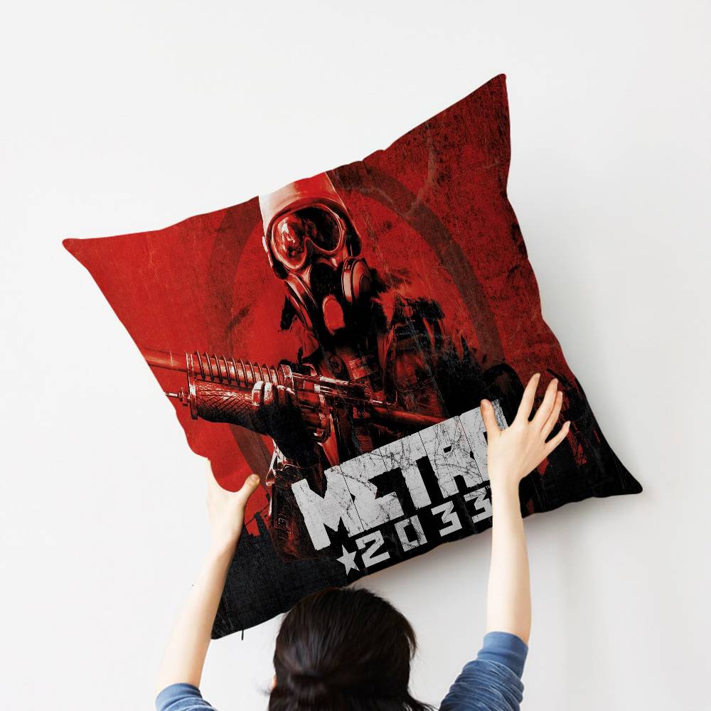 M-Metro 2033 Personalized Pillow Cover Kids Bedroom Wild Party Decor Pillowcase kid Birthday shower Gift