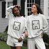 Trendy Loose-Fit High Neck Hoodie for Women - Spring/Autumn