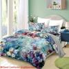 2/3Pcs European Classical Flowers Duvet Cover Set 1 Duvet Cover + 1/2 Pillowcase, Without Core, Romantic And Elegant Watercolor