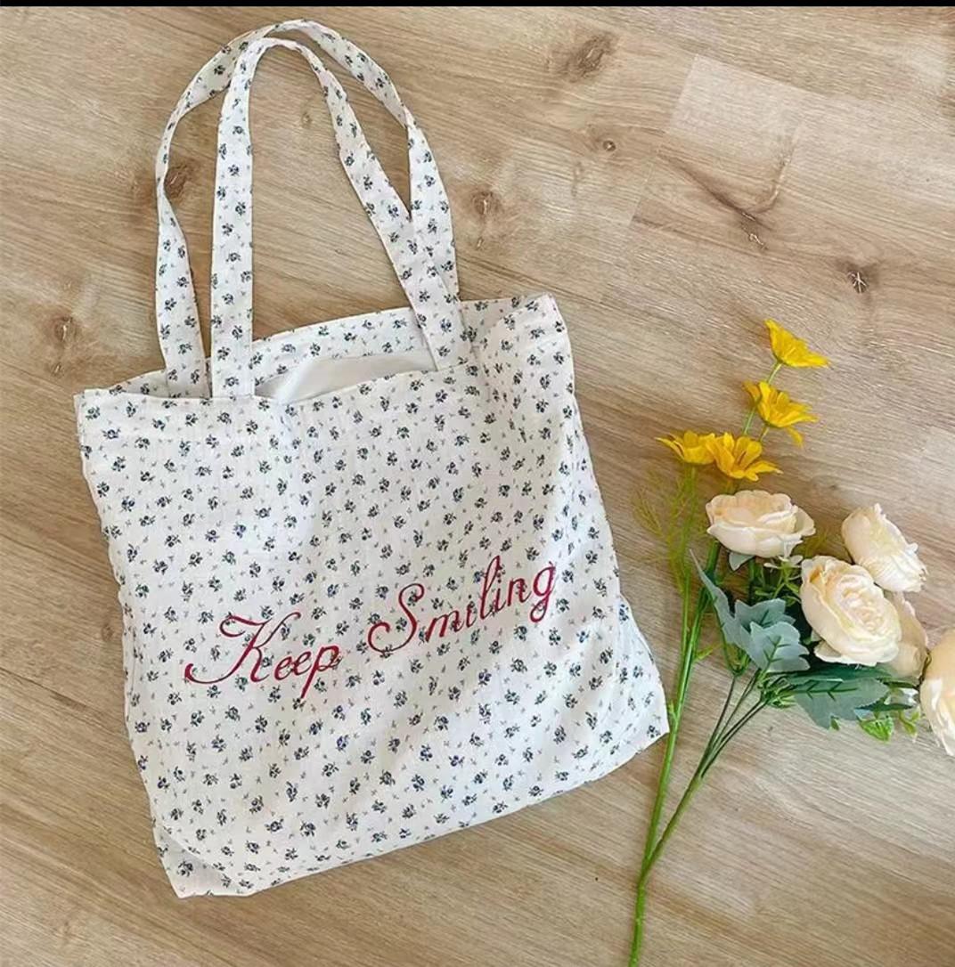 

Цветочная сумка женская весна и лето новая большой вместимости, модная сумка на плечо, уличная сумка под мышкой