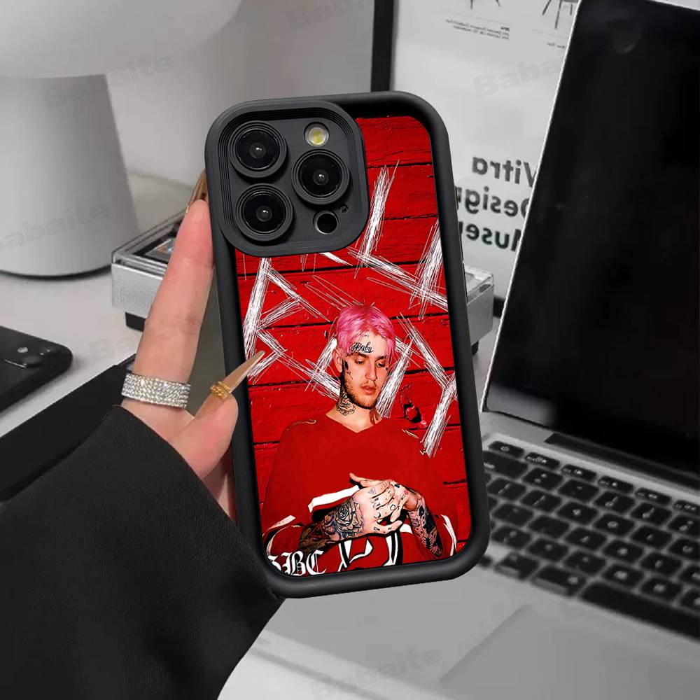 Sänger Rapper L-Lil Peep Handyhülle Für IPhone 17 16 E 15 14 13 12 11 Pro Max Plus Rückseite