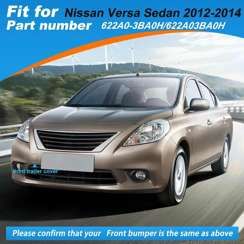 Front Bumper Tow Hook Cover Cap Towing Eye For Nissan Versa Sedan Accessories 2012 2013 2014 622A0-3BA0H 622A03BA0H Car