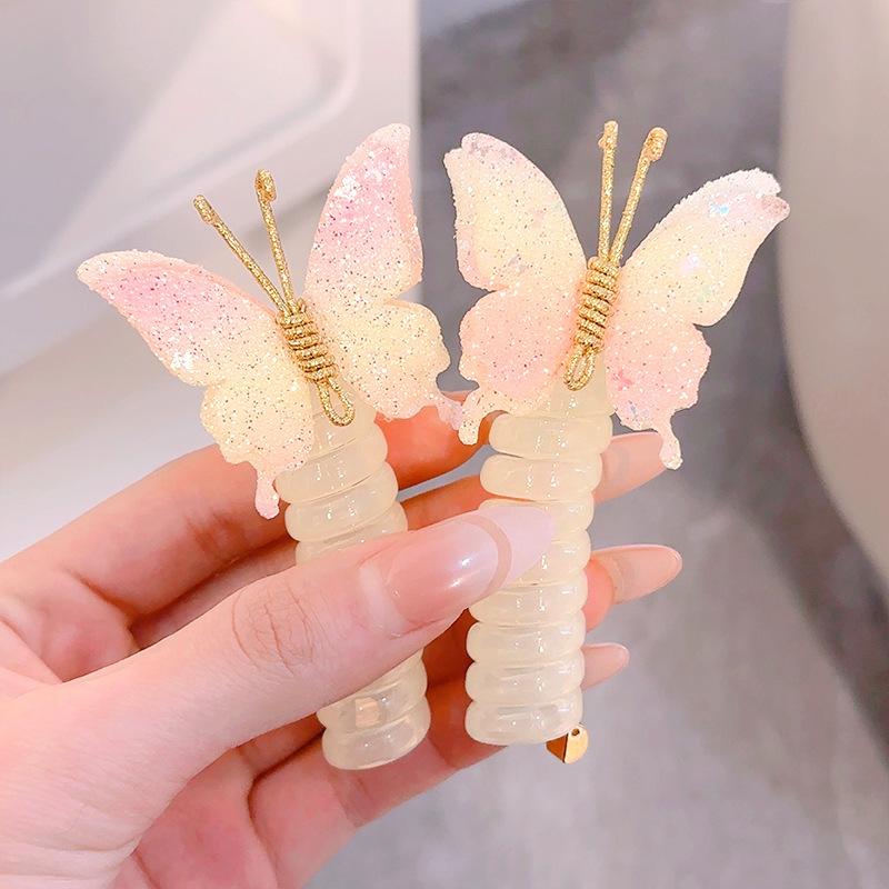 

1 Butterfly Spiral Braided Hair Accessory Suitable All Seasons,with Multiple Styles To ChooseFromsweetEyecatchingHairAccessories
