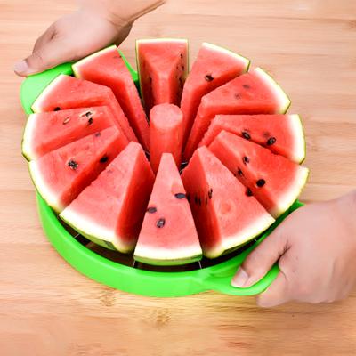 Stainless Steel Watermelon Cutter Labor-Saving Fruit Slicing Tool For Outdoor Camping