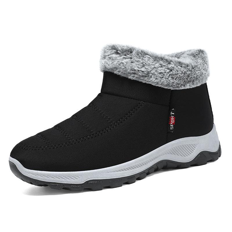 Women's Large Size Winter Warm Snow Boots Padded Lining Ankle Boots Anti Slip Outdoor Shoes Hiking Mountaineering Sports Cotton Shoes