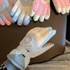 Cute Thickened Riding Gloves Windproof Cold Proof Full Finger Gloves Skiing Gloves Anti-slip Touchscreen Gloves Outdoor