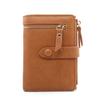 Folding Short Women Wallets Waterproof PU Leather Coin Purse Classic Women Card Bag  Outdoor