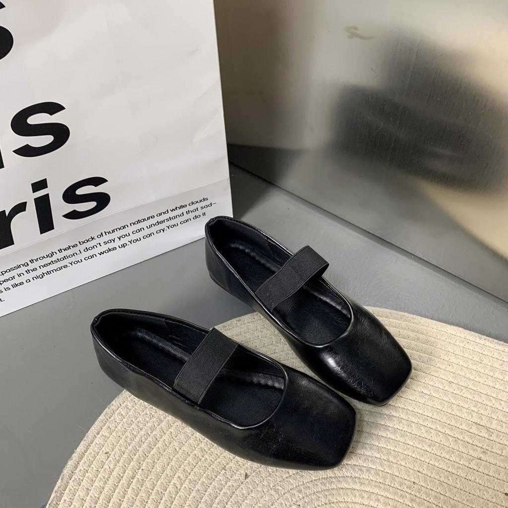 Women Ballet Flats Shoes Fashion Shallow Elastic Band Spring Autumn Ladies Comfort Soft Sole Ballerina Shoes