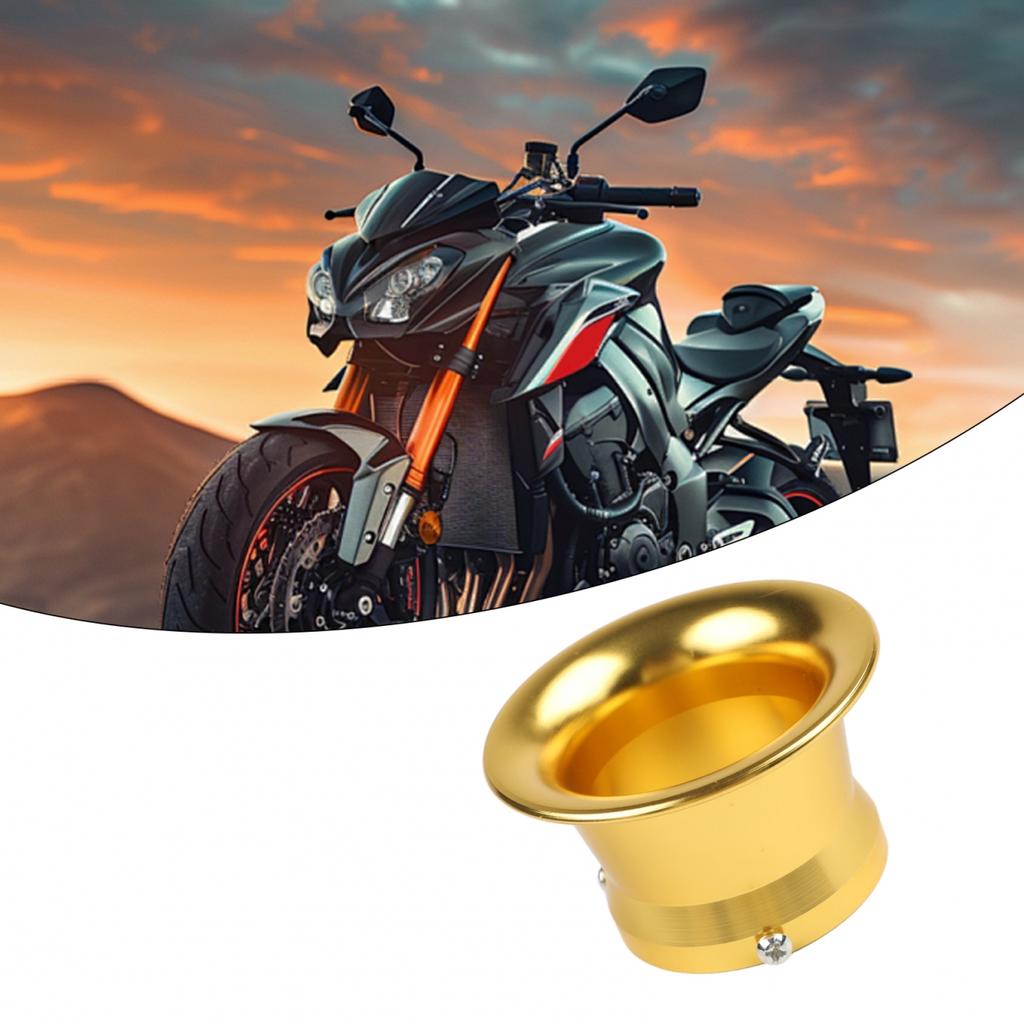 50mm Carburetor Air Filter Wind Cup Replacement for OKO 2430 Silver Aluminum